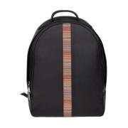 Paul Smith Läder ryggsäck Black, Herr