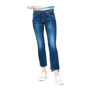 Pepe Jeans Victoria ruffles flar Blue, Dam