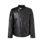 Pepe Jeans Biker Skinnjacka Black, Herr