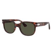 Persol Handgjorda fyrkantiga solglasögon med MEFLECTO-systemet Brown, ...