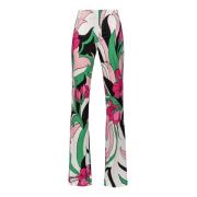 Pinko Straight Trousers Pink, Dam