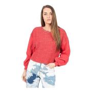 Pinko Sweatshirts Red, Dam