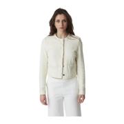 PINKO Stilfull Bouclejacka Beige, Dam