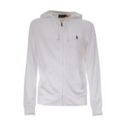 Polo Ralph Lauren Dubbel-Zip Hoodie White, Herr