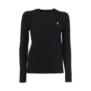 Polo Ralph Lauren Internationell Jungfru Tröja Black, Dam