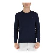 Polo Ralph Lauren Bomullssweatshirt med rund hals Blue, Herr