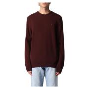 Polo Ralph Lauren Klassisk Stickad Crewneck Sweater Red, Herr