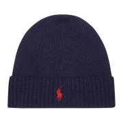 Polo Ralph Lauren Kallt Väder Hatt i Hunter Navy Blue, Herr