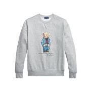 Polo Ralph Lauren Björn Motiv Sweatshirt Gray, Herr