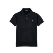 Polo Ralph Lauren Slim Fit Pikétröja i Bomull Black, Herr