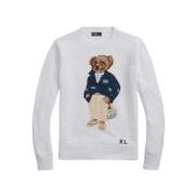 Polo Ralph Lauren Polo Bear Bomullströja White, Dam