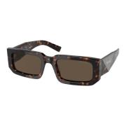 Prada Symbole Solglasögon Tortoise/Dark Brown Brown, Unisex