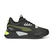 Puma Svarta Textil Låga Sneakers Black, Herr