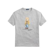 Ralph Lauren Polo Bear Custom T-shirt Gray, Herr