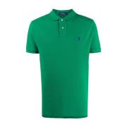 Ralph Lauren Grön Polo Skjorta med Broderad Logotyp Green, Herr
