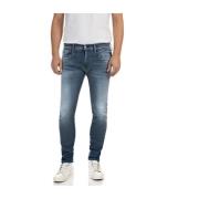 Replay Stiliga Slim-Fit Herr Jeans Blue, Herr