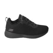 Skechers Svarta Bobs Squad Sportskor för Kvinnor Black, Dam