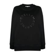Stella McCartney Glam Logo Sweatshirt Black, Dam
