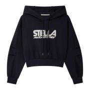 Stella McCartney Scuba Logo Sweatshirt Blue, Dam