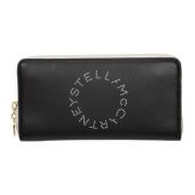 Stella McCartney Logo Dragkedja Plånbok Black, Dam