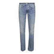 Tom Ford Nya Starka High/Low Autentiska Selvedge Slim Fit Jeans Blue, ...