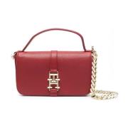 Tommy Hilfiger th plysch crossover Red, Dam