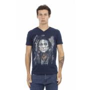 Trussardi T-Shirts Blue, Herr