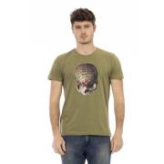 Trussardi T-Shirts Green, Herr