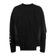 Valentino Bomullsweatshirt Black, Herr