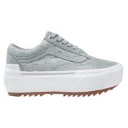 Vans Lågskurna Mocka och Canvas Tränare Gray, Dam