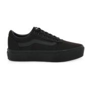 Vans Sporty 3D Print Platform Sneakers Black, Dam