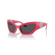 Versace Bold Wpap-Around `0Ve4450` Solglasögon /Rosa Pink, Unisex
