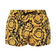 Versace Barocco-mönstrade badshorts Yellow, Herr