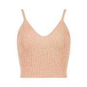 Armani Exchange Stilfull Top Beige, Dam