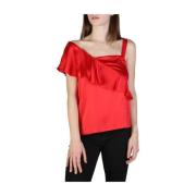 Armani Exchange Top utan ärmar Red, Dam