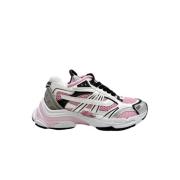 ASH Race Sneakers - Silver/Svart/Vit/BubbleGum Pink, Dam