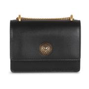 Balmain Small-sized leather Coin wallet Black, Dam