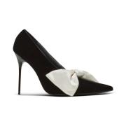 Balmain Velvet Clara stilettos Black, Dam