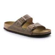 Birkenstock Arizona Oiled Leather Sandaler Brown, Herr