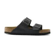 Birkenstock Sandals Arizona Soft Footbed Birko-Flor Black, Herr