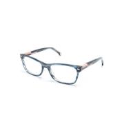 Carolina Herrera Blå Optiska Glasögon för Moderna Kvinnor Blue, Dam