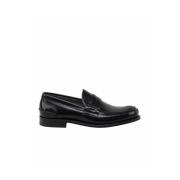 Church's Elegant Penny Moccasin med handgjorda detaljer Black, Herr