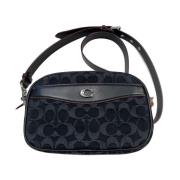 Coach Vintage kamera-inspirerad Cross Body Väska Black, Dam