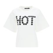 Dolce & Gabbana Hot T-shirt med nitar White, Dam