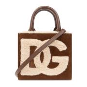 Dolce & Gabbana DG Daily Mini shopper väska Brown, Dam