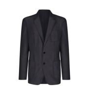 Dolce & Gabbana Stilfull Blå Patch-Fickor Blazer Blue, Herr