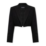 Dolce & Gabbana Kort blazer Black, Dam