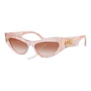 Dolce & Gabbana Rosa Cat-Eye Solglasögon Pink, Dam