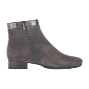 Gabor Elegant Ankelboot i Mocka Gray, Dam