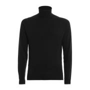 John Smedley Cherwell Pullover LS Black, Herr